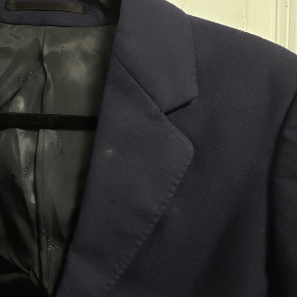 AQUASCUTUM LONDON Navy 100% Pure Virgin Wool Blazer - Picture 5 of 12